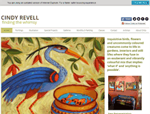 Tablet Screenshot of cindyrevell.com